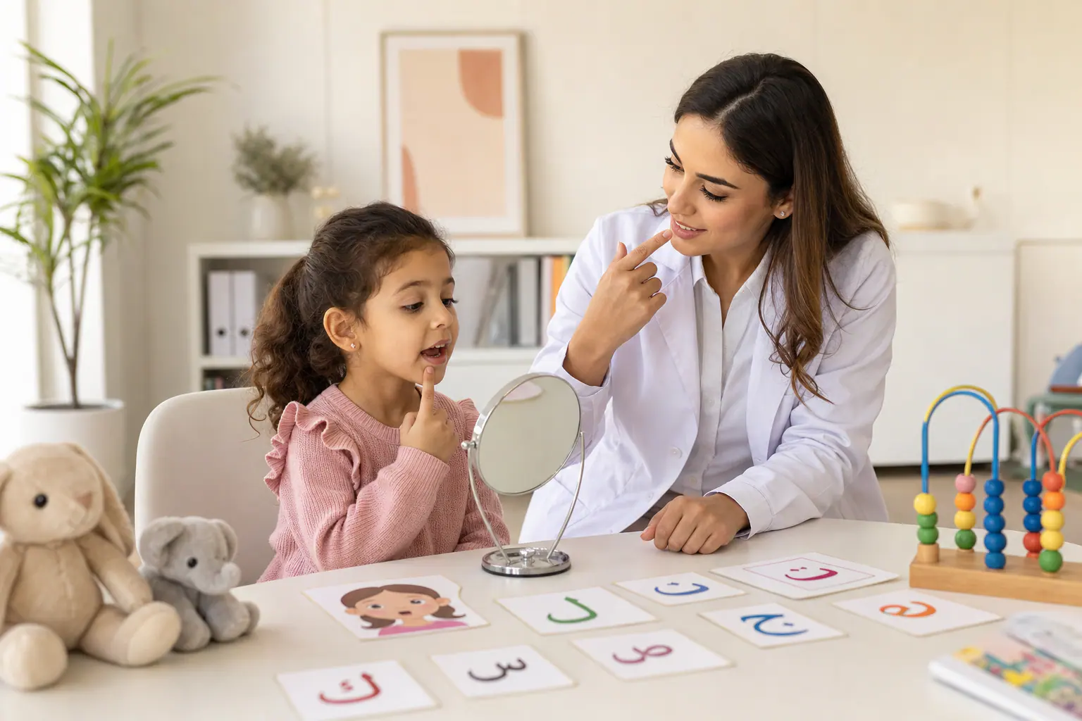 Treatment of letter morphology and sound pronunciation disorders for children — Al-Ahli Al-Shamkha Center
